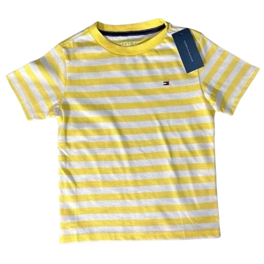 ***NWT***Tommy Hilfiger Lemon Drop Strip Tee-Shirt